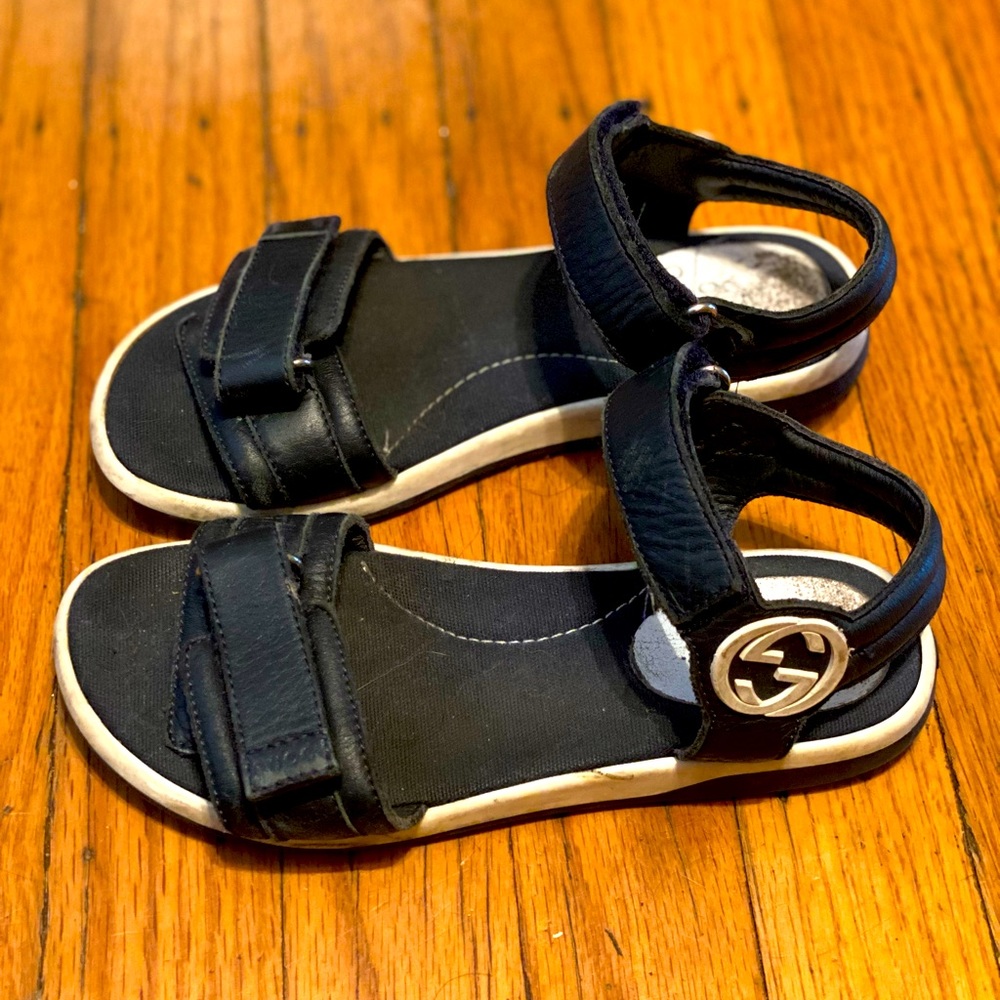 Gucci sandals toddler unisex size 10/11